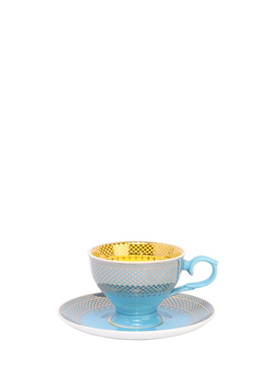 Polspotten: Grandma espresso cup & saucer set - ecraft_1 | Luisa Via Roma