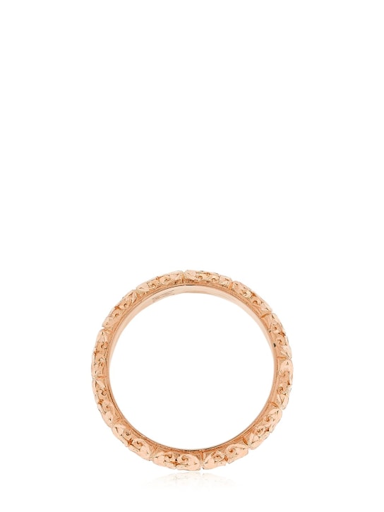 Vanzi: Florentine Gentlemen wedding ring - Rose Gold - men_3 | Luisa Via Roma