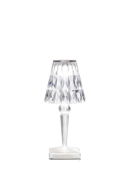 Kartell: Lampe de table à batterie - Transparent - ecraft_0 | Luisa Via Roma