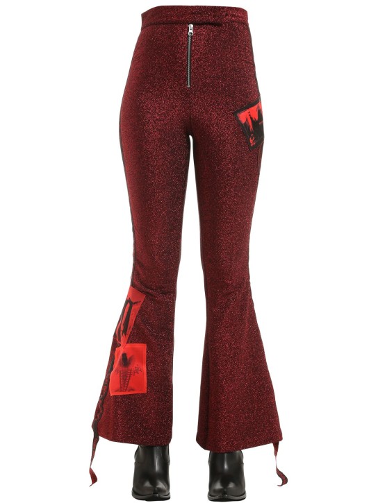 Dilara Findikoglu: LVR EXCLUSIVE ルレックストラックパンツ - レッド - women_0 | Luisa Via Roma