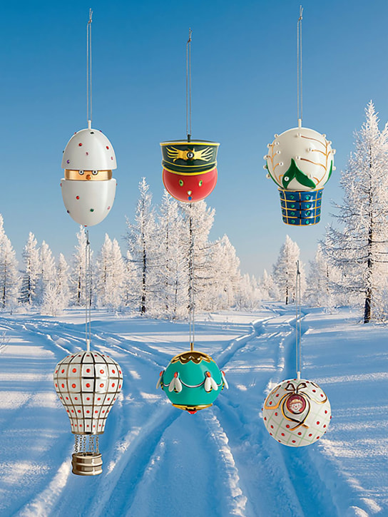 Alessi: Mughetti E Smeraldi ornament - Multicolor - ecraft_1 | Luisa Via Roma