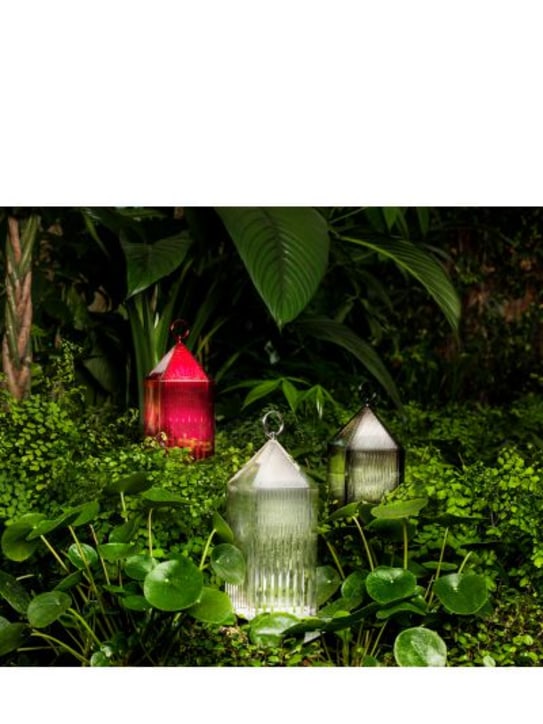 Kartell: Lantern table lamp - Crystal - ecraft_1 | Luisa Via Roma