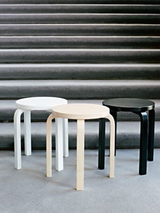 ARTEK: E60 stool - Black - ecraft_1 | Luisa Via Roma