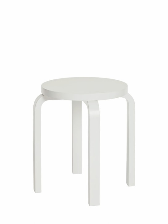 ARTEK: E60 stool - Beyaz - ecraft_0 | Luisa Via Roma