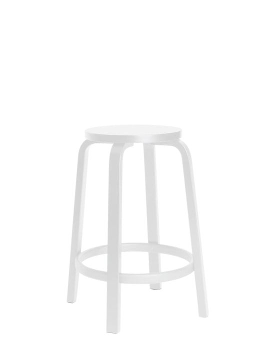 ARTEK: 64 Bar stool - White - ecraft_0 | Luisa Via Roma