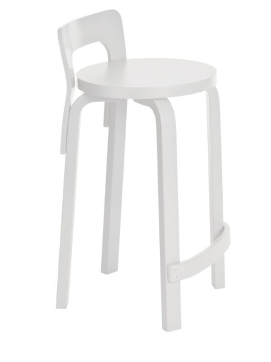 ARTEK: Sedia High Chair K65 - Bianco - ecraft_0 | Luisa Via Roma