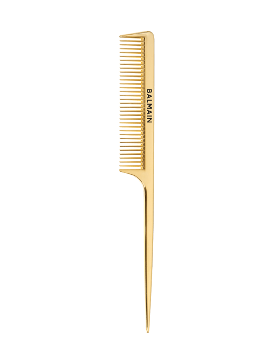 Balmain Hair: Golden tail comb - Gold - beauty-men_0 | Luisa Via Roma