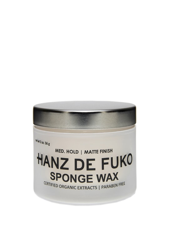 Hanz De Fuko: 56gr Sponge Hair Wax - Transparent - beauty-men_0 | Luisa Via Roma