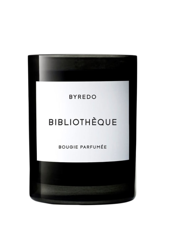 Byredo: Bougie parfumée Bibliothèque 240 g - Transparent - beauty-men_0 | Luisa Via Roma