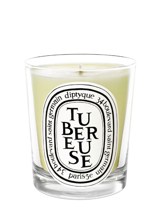 Diptyque: 190gr Tubereuse scented candle - Transparent - beauty-men_0 | Luisa Via Roma