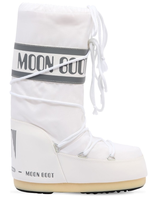 Moon Boot: Moon Boots aus Nylon „Tall Icon“ - Weiß - women_0 | Luisa Via Roma