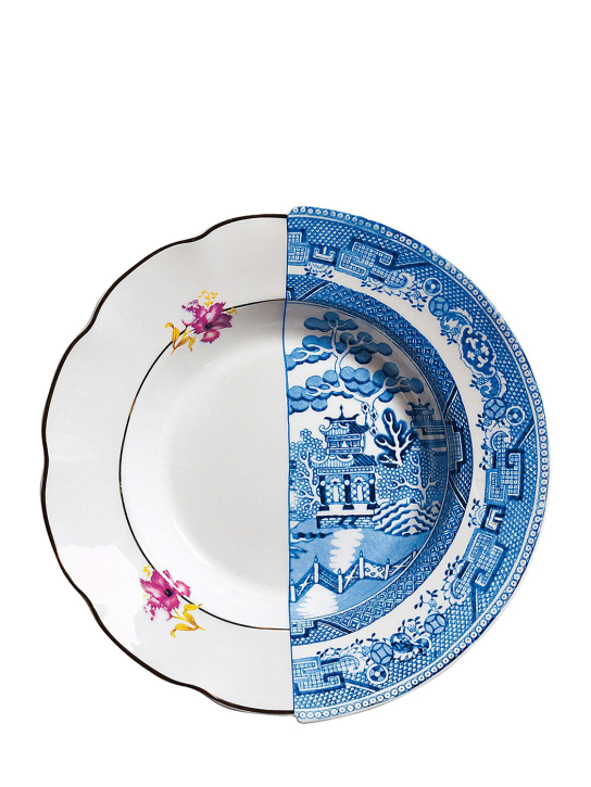 Seletti: Assiette creuse en porcelaine Hybrid Fillide - Multicolore - ecraft_0 | Luisa Via Roma
