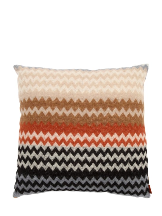 Missoni Home: Humbert cotton blend cushion - Multicolor - ecraft_0 | Luisa Via Roma