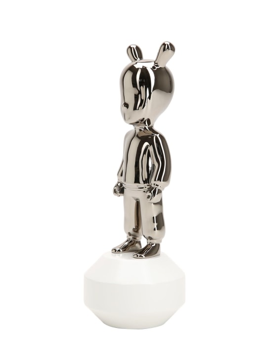 Lladrò: The Silver Guest small figurine - Silver - ecraft_2 | Luisa Via Roma