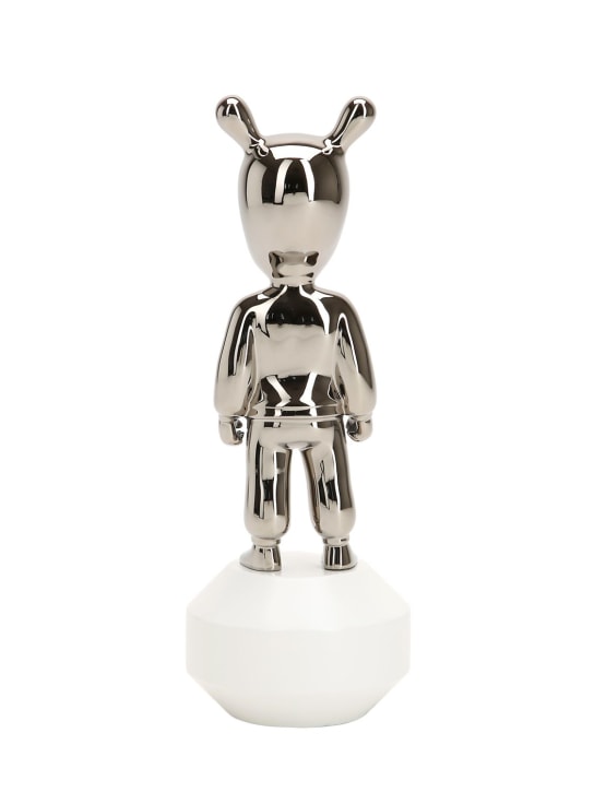 Lladrò: The Silver Guest small figurine - Silver - ecraft_3 | Luisa Via Roma