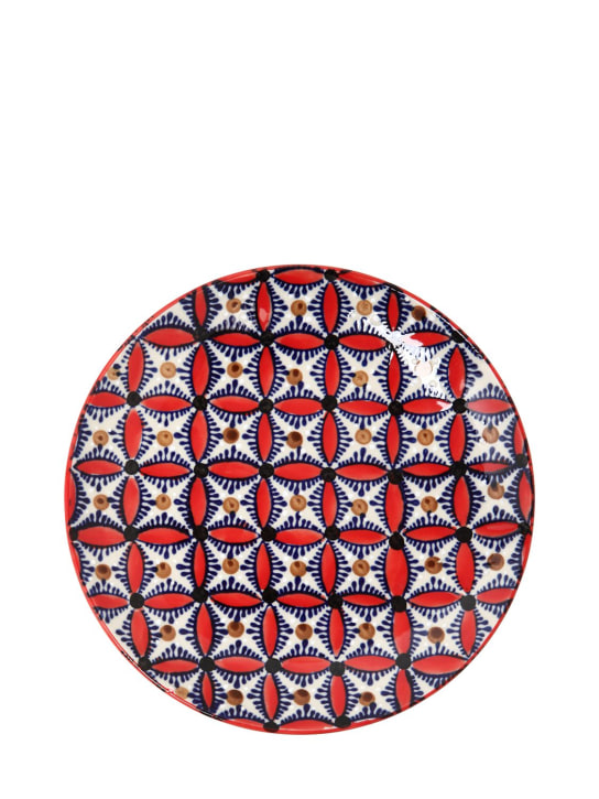 Polspotten: Set di 4 piatti Hippy in ceramica - Multicolore - ecraft_1 | Luisa Via Roma