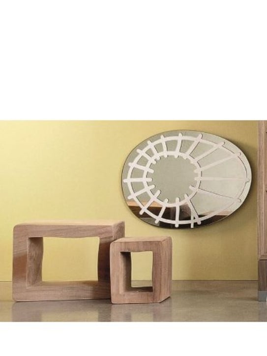 Gervasoni: Miroir décoratif Brick 97 - Argent - ecraft_1 | Luisa Via Roma