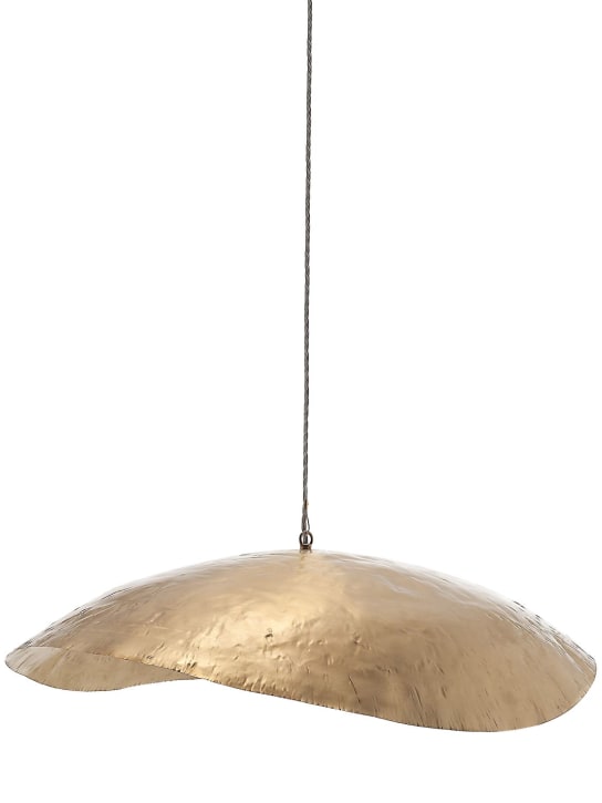 Gervasoni: Brass 95 suspension lamp - Gold - ecraft_0 | Luisa Via Roma