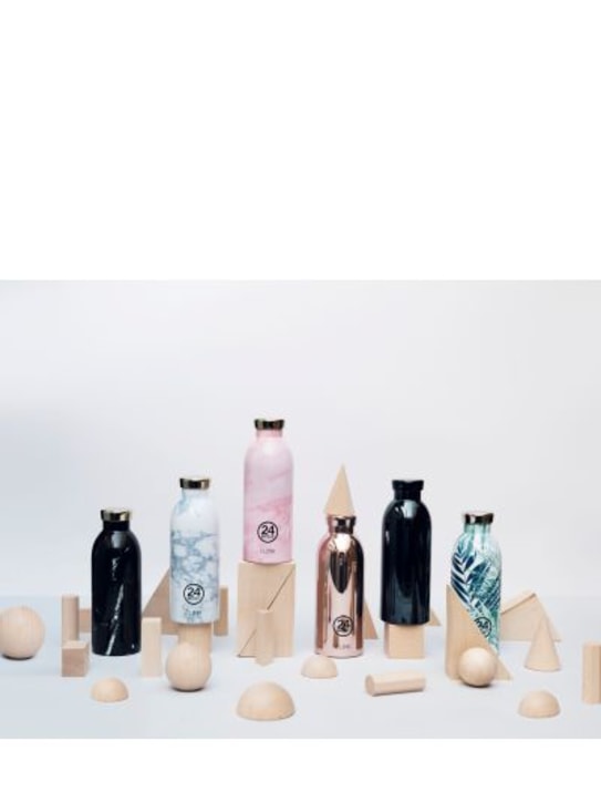 24bottles: 500ml Black Marble Clima bottle - Black - women_1 | Luisa Via Roma