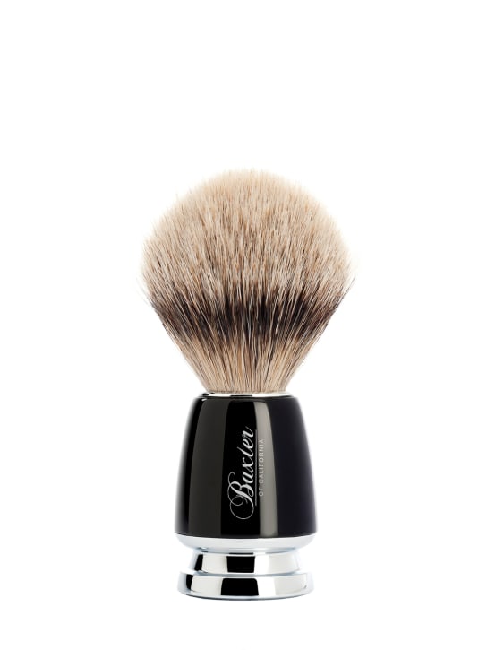 Baxter Of California: Silver tip shave brush - Transparent - beauty-men_0 | Luisa Via Roma