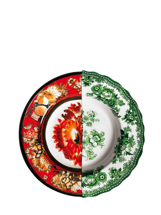 Seletti: Hybrid Cecilia bone china soup bowl - Multicolor - ecraft_0 | Luisa Via Roma