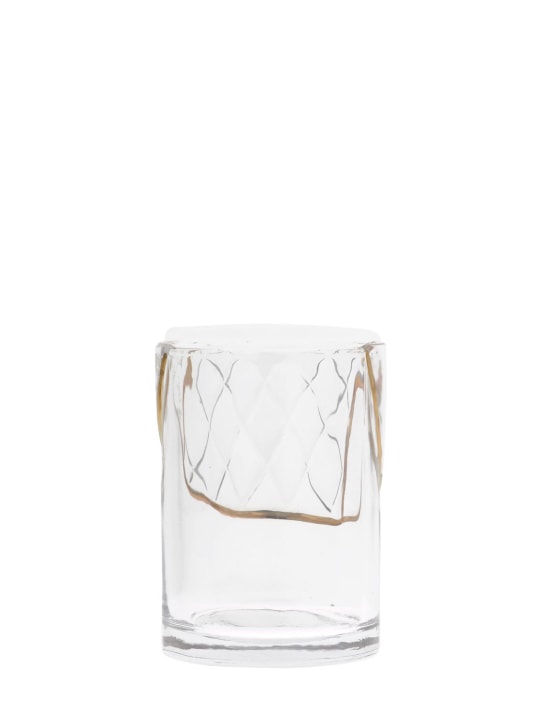 Seletti: Kintsugi water glass - Transparent - ecraft_1 | Luisa Via Roma