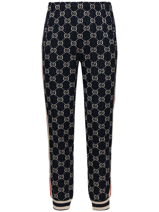 Gg supreme cotton jacquard pants - Gucci - Men