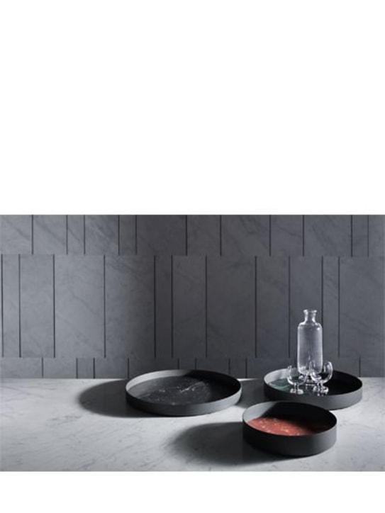 Salvatori: Small Pietra marble tray - Rot/Schwarz - ecraft_1 | Luisa Via Roma