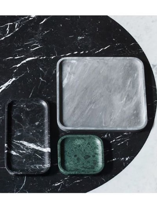 Salvatori: Large Pietra marble tray - Grey - ecraft_1 | Luisa Via Roma