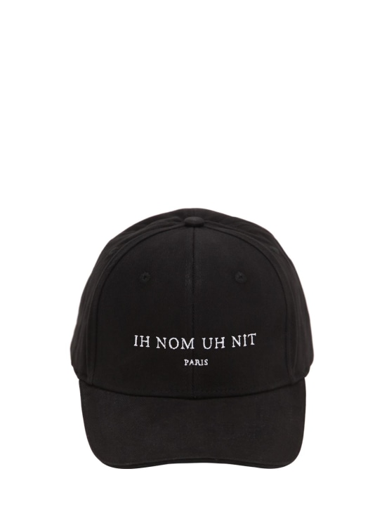 Ih Nom Uh Nit: Embroidered cotton canvas baseball hat - men_0 | Luisa Via Roma