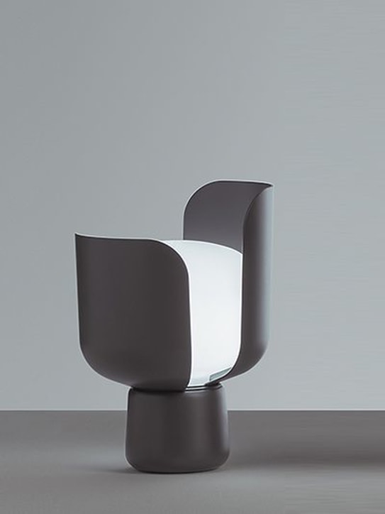 Fontanaarte: Blom table lampP - Dark Grey - ecraft_1 | Luisa Via Roma