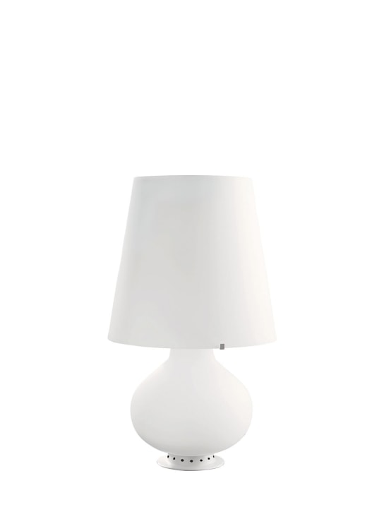 Fontanaarte: Small Fontana table lamp - White - ecraft_0 | Luisa Via Roma