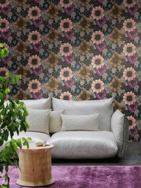 Missoni Home: Anemones printed wallpaper - Multicolor - ecraft_1 | Luisa Via Roma