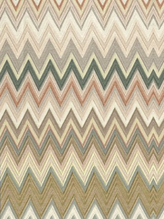 Missoni Home: Papel tapiz Zig Zag estampado - Multicolor - ecraft_0 | Luisa Via Roma