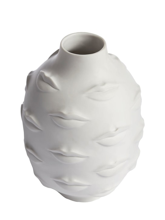 Jonathan Adler: Gala round porcelain vase - White - ecraft_6 | Luisa Via Roma