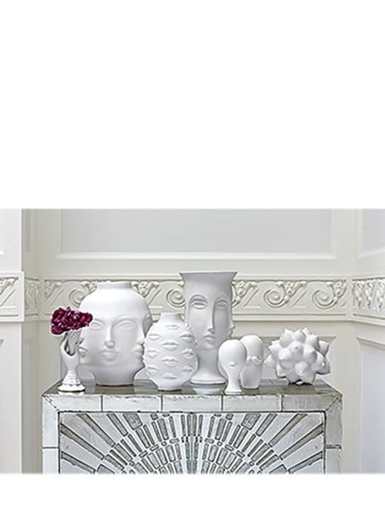 Jonathan Adler: Gala round porcelain vase - White - ecraft_5 | Luisa Via Roma