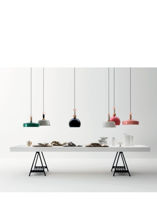 Il Fanale: Bon Ton suspension lamp - Black - ecraft_2 | Luisa Via Roma
