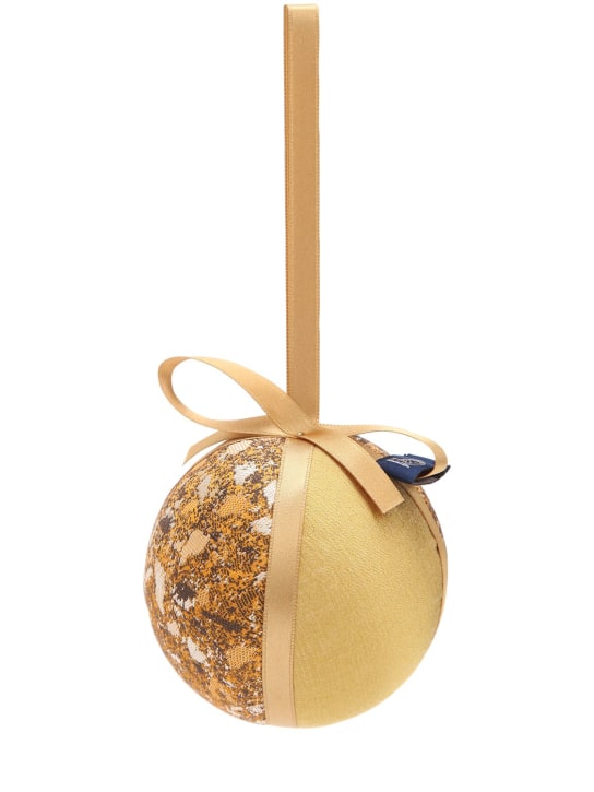 Rubelli: TERRAZZO SMALL CHRISTMAS BALL ORNAMENT - Gold/Multi - ecraft_0 | Luisa Via Roma