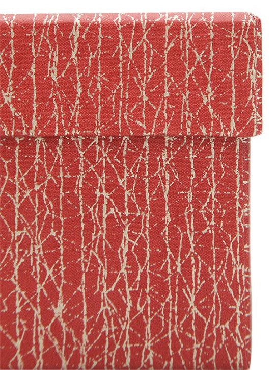 Rubelli: SMALL CRAQUELE LACCA BOX - Red/Beige - ecraft_2 | Luisa Via Roma