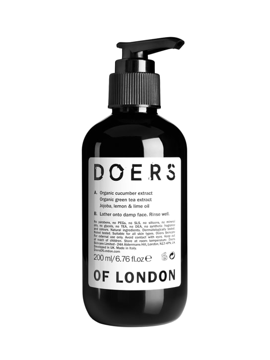 Doers Of London: Doers Of London Facial Cleanser 200ml - Trasparente - beauty-men_1 | Luisa Via Roma