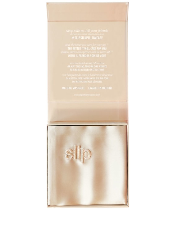 Slip: Taie d’oreiller en soie Euro - Caramel - beauty-women_1 | Luisa Via Roma