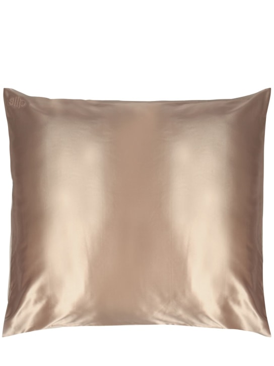 Slip: Taie d’oreiller en soie Euro - Caramel - beauty-women_0 | Luisa Via Roma