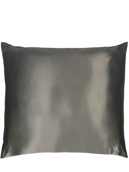 Slip: Euro silk pillowcase - Charcoal - beauty-women_0 | Luisa Via Roma