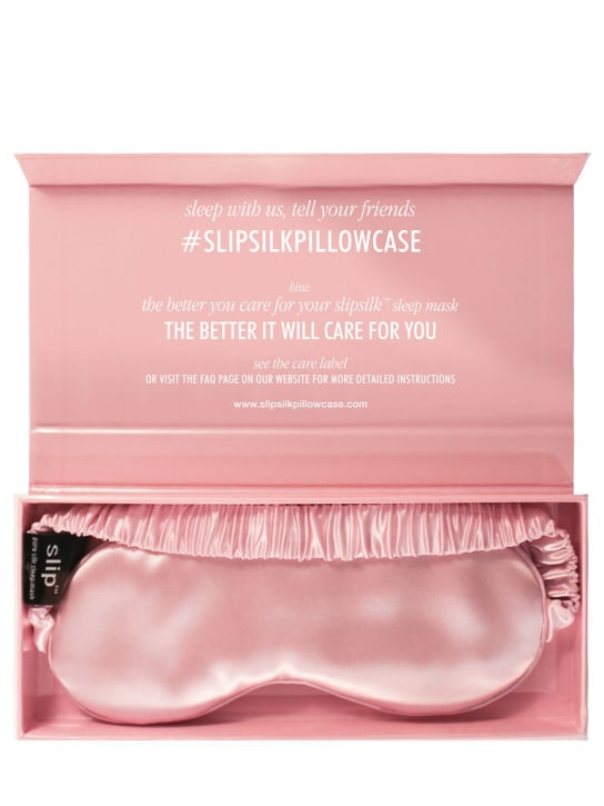 Slip: Silk eye mask - Pink - beauty-women_1 | Luisa Via Roma
