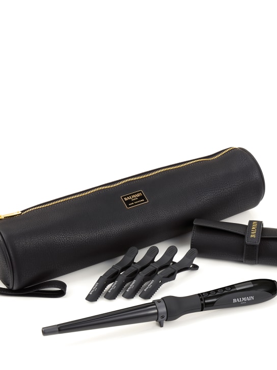 Balmain Hair: Fer à boucler conique en céramique 25 mm - Noir - beauty-women_1 | Luisa Via Roma