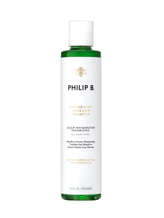Philip B: 220ml Peppermint & avocado shampoo - beauty-women_0 | Luisa Via Roma
