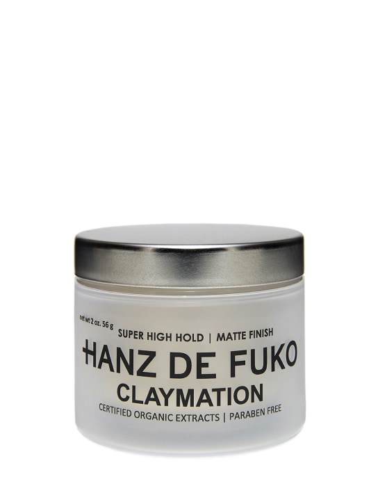 Hanz De Fuko: 56gr Claymation hair wax - Transparent - beauty-men_0 | Luisa Via Roma