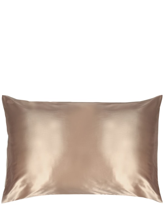 Slip: Queen/standard silk pillowcase - Caramel - beauty-men_0 | Luisa Via Roma