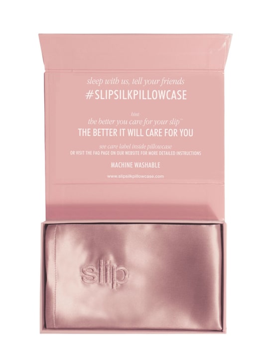 Slip: Queen/standard silk pillowcase - Pink - beauty-men_1 | Luisa Via Roma