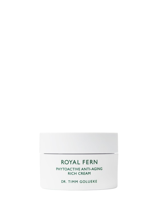 Royal Fern: 50ml Phytoactive anti-aging rich cream - Transparent - beauty-men_0 | Luisa Via Roma